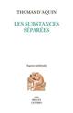 LES SUBSTANCES SEPAREES 